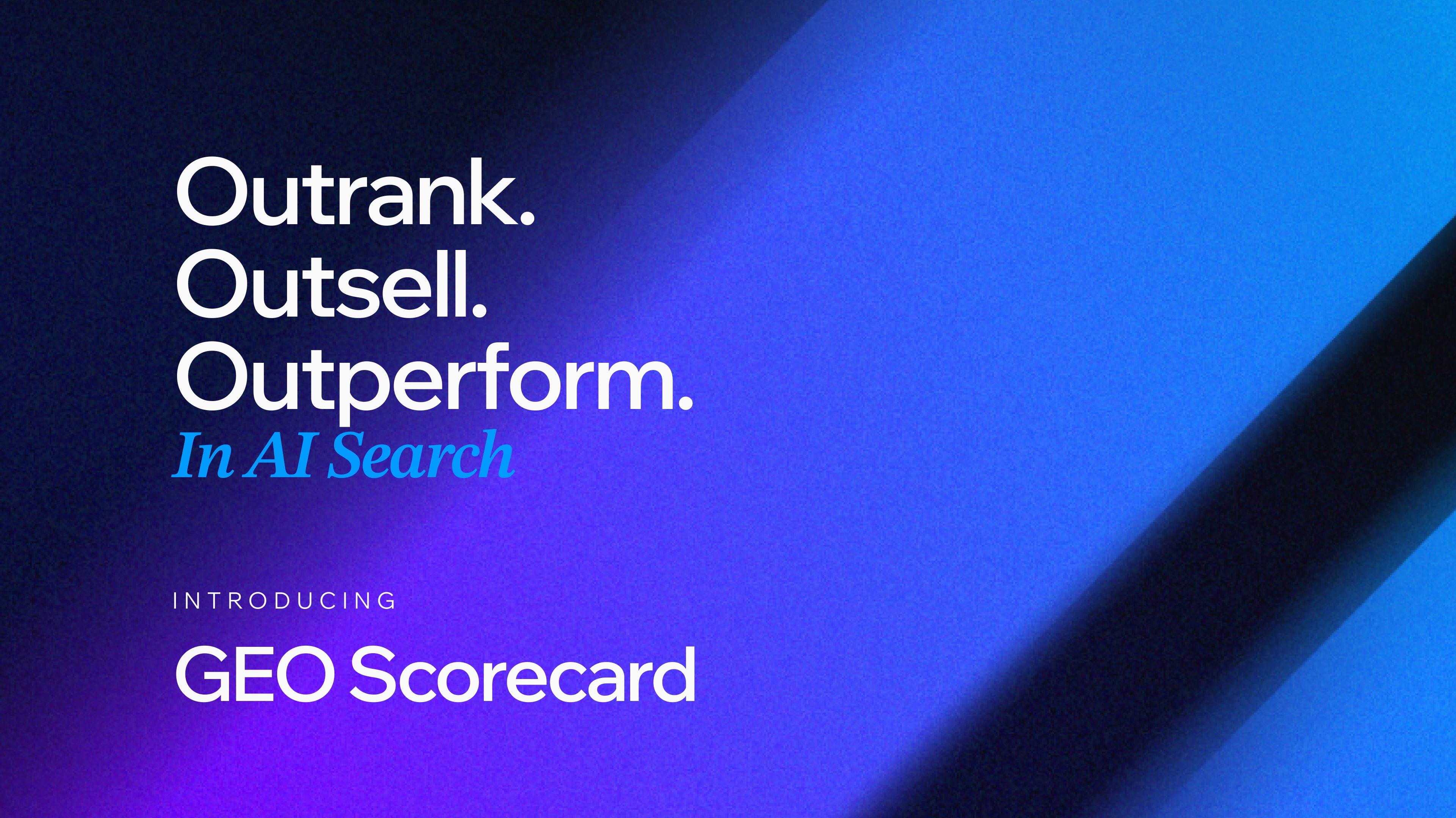 GEO Scorecard background